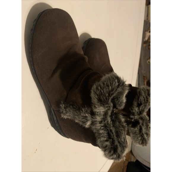 Khombu Women's Lisa All‎ Weather Boots, Brown (Size 8) - Picture 1 of 10